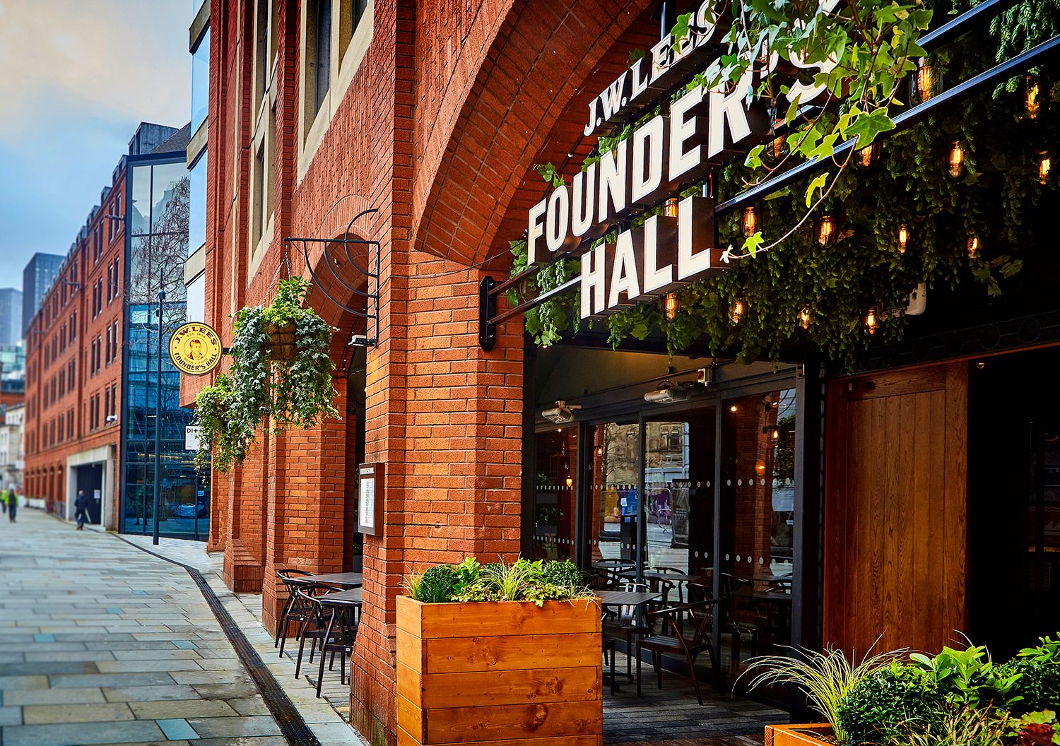 JW Lees Founders Hall Exterior