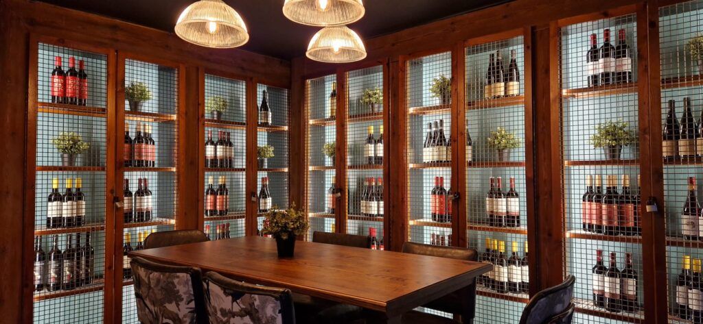 JW Lees the pointing dog wine cabinet